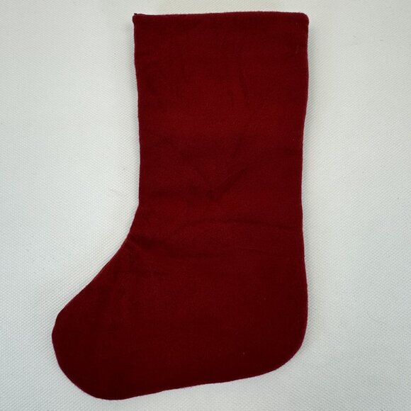 Creative Design Handcrafted Christmas Stocking Moose Design Festive Accents 17" - Picture 3 of 8